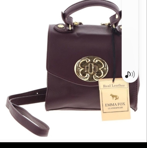 Emma Fox leather crossbody bnwt